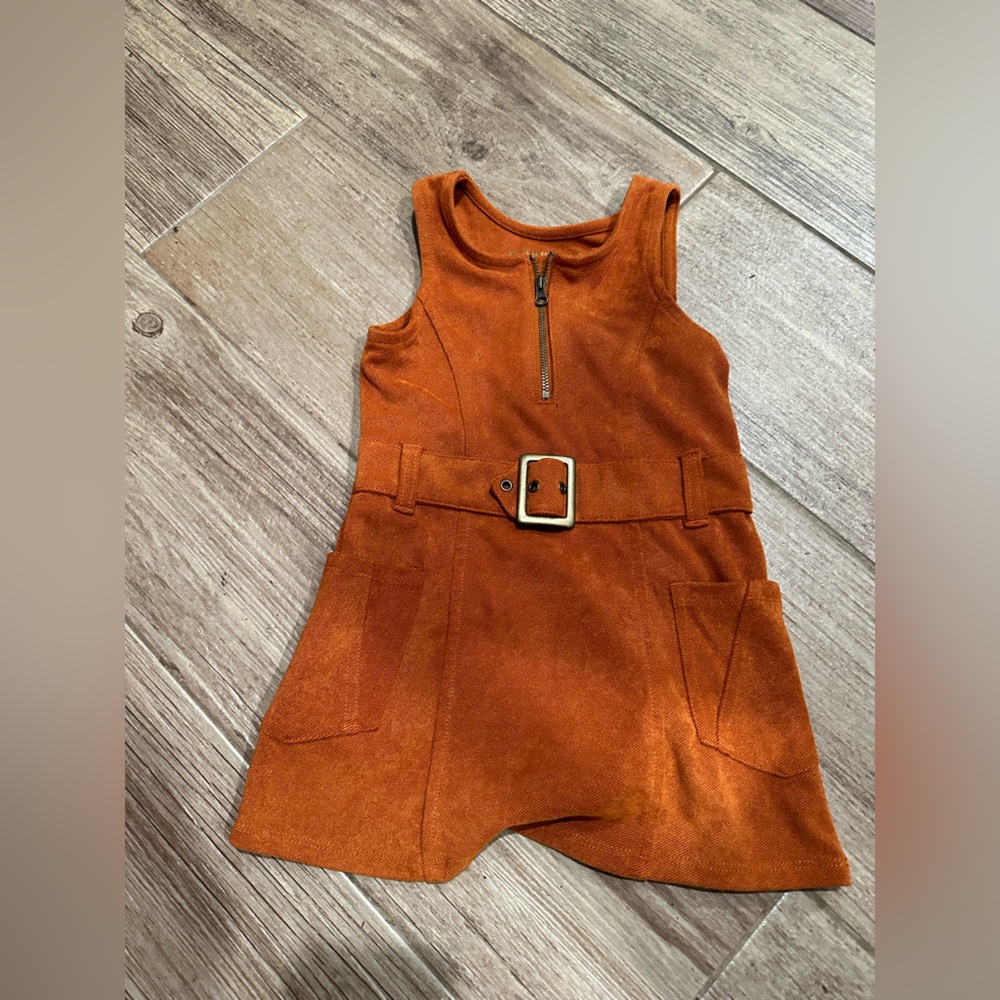 Girls Burnt Orange Osh Gosh Dress